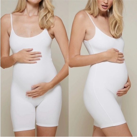NWT! Bumpsuit “Alexa” Maternity Romper in “Ivory” (Limited Edition) (Size XS) - Picture 1 of 7